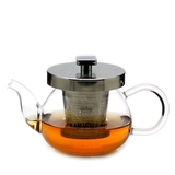 金灶AM-04耐热玻璃小茶壶不锈钢过滤网内胆盖花草茶飘逸壶泡茶壶