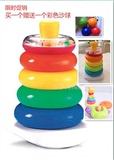 彩虹套圈叠叠乐婴儿益智游戏宝宝儿童益智玩具6个月3岁