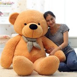 两米大熊粉色布偶熊泰迪熊 毛绒玩具熊 可拆洗深棕色毛绒熊1.8米