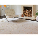 羊毛加丝定制尺寸花型地毯客厅茶几卧室床边现代简约加厚定制地毯