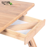 脑桌床上用懒人桌竹制儿童学习桌简易支架可折叠小书桌子笔记本电