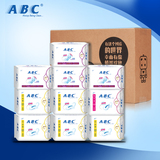 ABC 纯棉卫生巾组合 10包装60片巨划算加量不加价