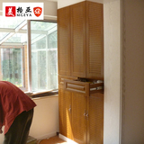美格亚定制阳台柜子储物柜洗衣机柜吊柜组合板式整体简易家具带门