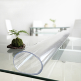 软质玻璃加厚餐桌桌布防水防油免洗PVC透明塑料茶几垫圆桌垫台布