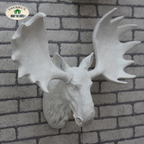 迪宝路欧式创意驼鹿头墙饰壁挂鹿头挂饰墙上饰品壁饰玄关客厅背景