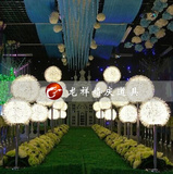 2015款灯光路引 婚庆道具路引 T台蒲公英路引 铝线球婚礼现场装饰