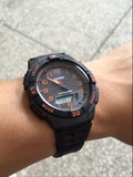卡西欧 太阳能运动 双显腕表 十年电池 学生手表 潮流时尚防水表