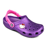 Crocs新款防滑童鞋美国正品代购卡洛驰HELLO KITTY可爱儿童洞洞鞋
