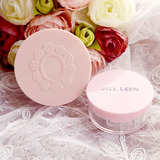JILL LEEN 浮雕玫瑰精致翻盖散粉盒 带镜子带粉扑 粉色