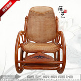 藤艺家印尼真藤椅 按摩摇椅 老人躺椅休闲睡椅 沙发逍遥椅
