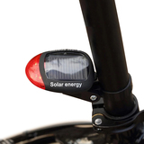 自行车安全灯山地车警示灯夜间骑行必备单车配件警示灯太阳能尾灯