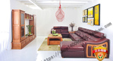 联邦家具正品保证代购依洛歌系列全实木组合沙发长几方几J12501