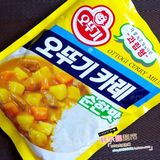 韩国进口食品韩餐料理调料 奥土基不倒翁咖喱粉不辣1kg DIY咖喱饭