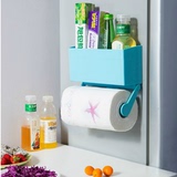 厨房创意置物架纸巾架 冰箱磁吸壁挂保鲜膜收纳盒 吸壁式磁铁挂架