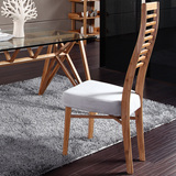 竹生活竹制品中式简约餐椅椅子简易无扶手靠背椅子休闲椅坐垫椅子