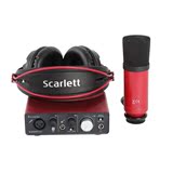 热卖Focusrite Scarlett Solo Studio Pack 话筒耳机声卡 录音套