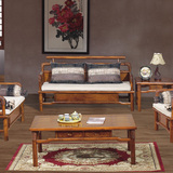 中式全实木沙发组合明清古典家居客厅家具茶几红椿木仿古家具