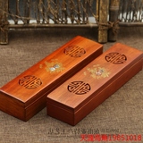 越南红木香盒 沉香檀香炉卧香炉 雕刻镂空香盒熏香盒 线香熏香炉