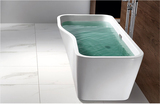 厂家直销高亮光1米85精工玉石浴缸 独立式浴缸 人造石大浴缸
