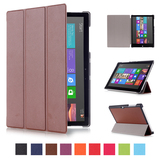 包邮微软Surface 3平板电脑保护皮套壳三折支撑9种纯色可选清新