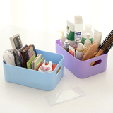懒角落 可分格化妆品收纳盒塑料创意客厅办公桌面收纳盒 63344