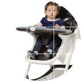 Pouch儿童餐椅婴儿多功能宝宝椅子可折叠吃饭桌椅便携式座椅欧式