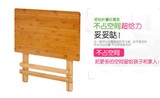 家用课桌小学生书桌可折叠可升降儿童学习桌椅套装楠竹写字桌实木