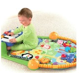 FisherPrice费雪儿童钢琴健身架宝宝游戏毯音乐婴儿玩具早教益智
