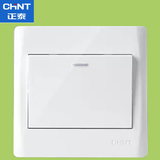 CHNT/正泰电工墙壁开关插座 一位开关面板 一联面板 一开单控