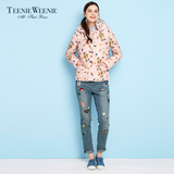 Teenie Weenie小熊2016商场同款春夏新品女装牛仔裤TTTJ62621K