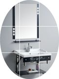 特价包邮浴室柜陶瓷艺术盆304不锈钢支架盆带镜子全套