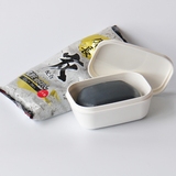 日本原装进口inomata 肥皂盒密封香皂盒旅行便携防漏带盖可沥水