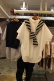 韩国东大门进口女装代购  2016夏季新款  时尚百搭短袖披肩袖衬衫