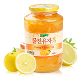 【天猫超市】韩国kj蜂蜜柚子茶1000g 75%柚子含量 果汁饮料水果茶