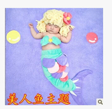 2014新款/儿童摄影服装韩版/儿童百天造型摄影服饰影楼美人鱼主题