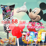 日本进口零食品固力果glico迪士尼 米奇头棒棒糖有机糖果整盒30支