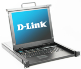 包邮D-Link DKVM-L716H 16口混接带17寸液晶显示器机架式切换器