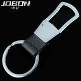 高档JOBON中邦男士创意礼品挂件钥匙扣 汽车专用简约钥匙链圈