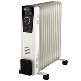 先锋取暖器DS1102/CY11BB-11 11片电热油汀静音加湿润电暖气红衣
