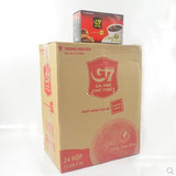 全国包邮 越南G7咖啡 g7纯咖啡黑咖啡 无糖无奶速溶咖啡 24盒1箱