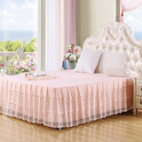 夏天新款 韩版公主蕾丝床裙 1.8m 欧式单件床罩1.5米床 床单特价