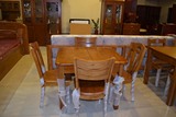 实木餐桌 椅子 1.2米 可伸缩  1桌4椅  纯橡木