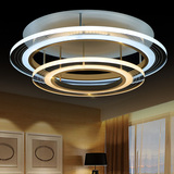 LED吸顶灯现代简约时尚温馨卧室灯圆形超薄餐厅灯具环形客厅灯