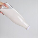 厂家直销200-500ml 玻璃牛奶瓶带盖 密封牛奶杯酸奶瓶保鲜豆浆瓶