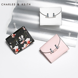 CHARLES&KEITH 短款钱包 CK6-10680361 印花子母小包零钱包