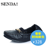 Senda/森达秋季专柜同款牛皮浅口女单鞋J3I04CQ5