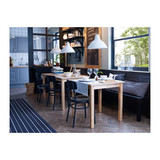 重庆宜家家居IKEA代购诺顿桌子桦木小户型简约实木餐桌4人餐桌
