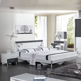 卧室家具套装组合四件套YY02 床和衣柜整套全套套房 床柜成套家具