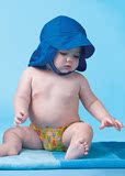 美国新款i play婴儿太阳帽|iplay儿童防晒遮阳护颈渔夫帽