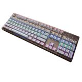 keycool凯酷七彩背光游戏键盘87/104键黑轴青轴茶轴红轴机械键盘